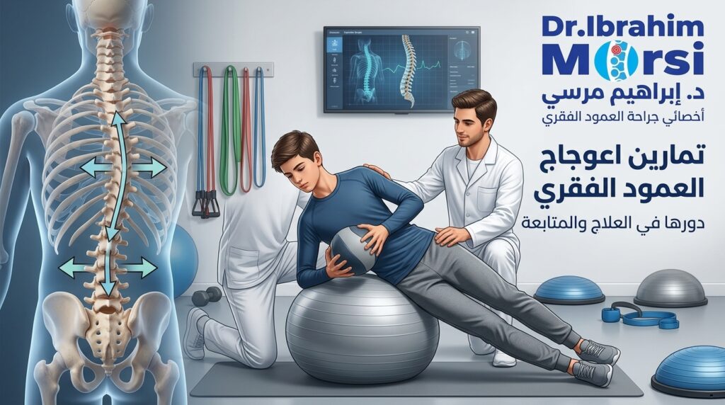 تمارين اعوجاج العمود الفقري ودورها في العلاج والمتابعة