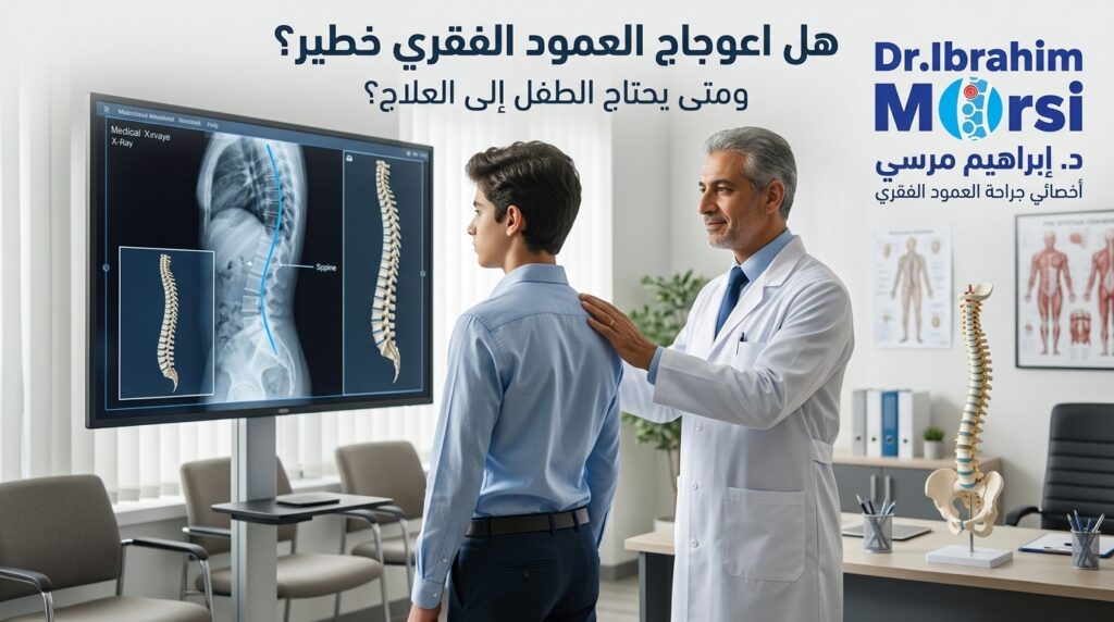 هل اعوجاج العمود الفقري خطير ومتى يحتاج الطفل إلى العلاج؟