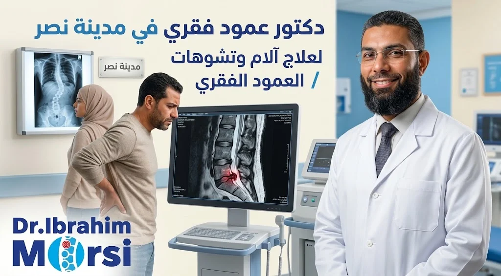 دكتور عمود فقري في مدينة نصر لعلاج آلام وتشوهات العمود الفقري